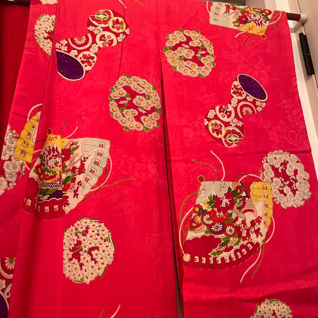 大正ロマン　アンティーク着物　昭和レトロ着物　着物