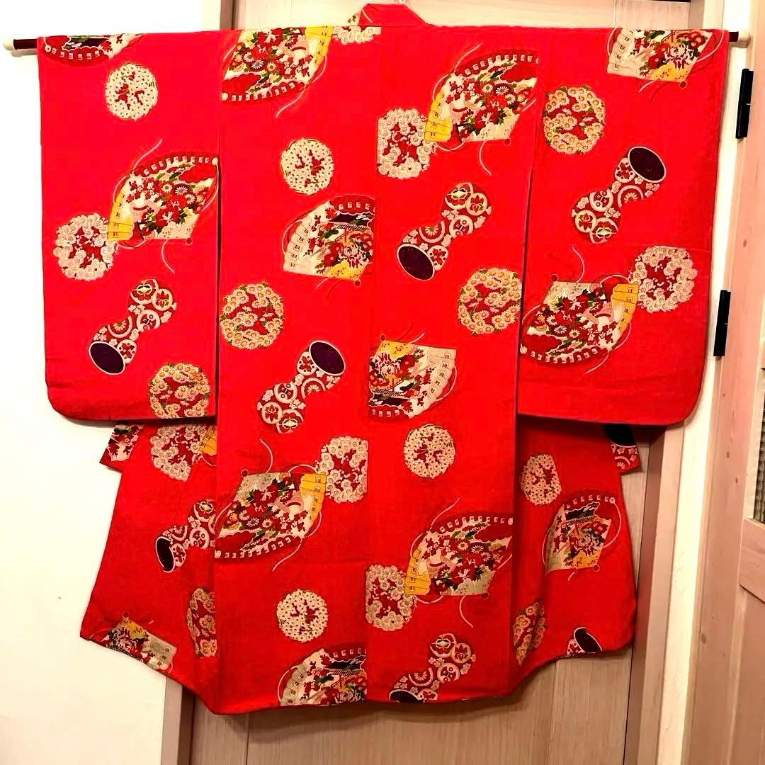 大正ロマン　アンティーク着物　昭和レトロ着物　着物