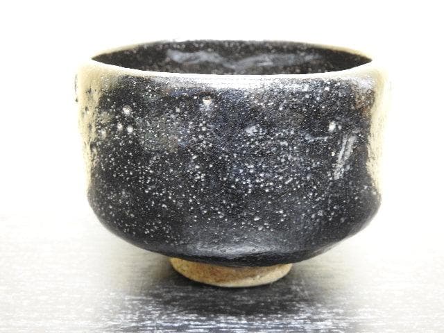楽黒茶碗　了入？　箱なし　MA308