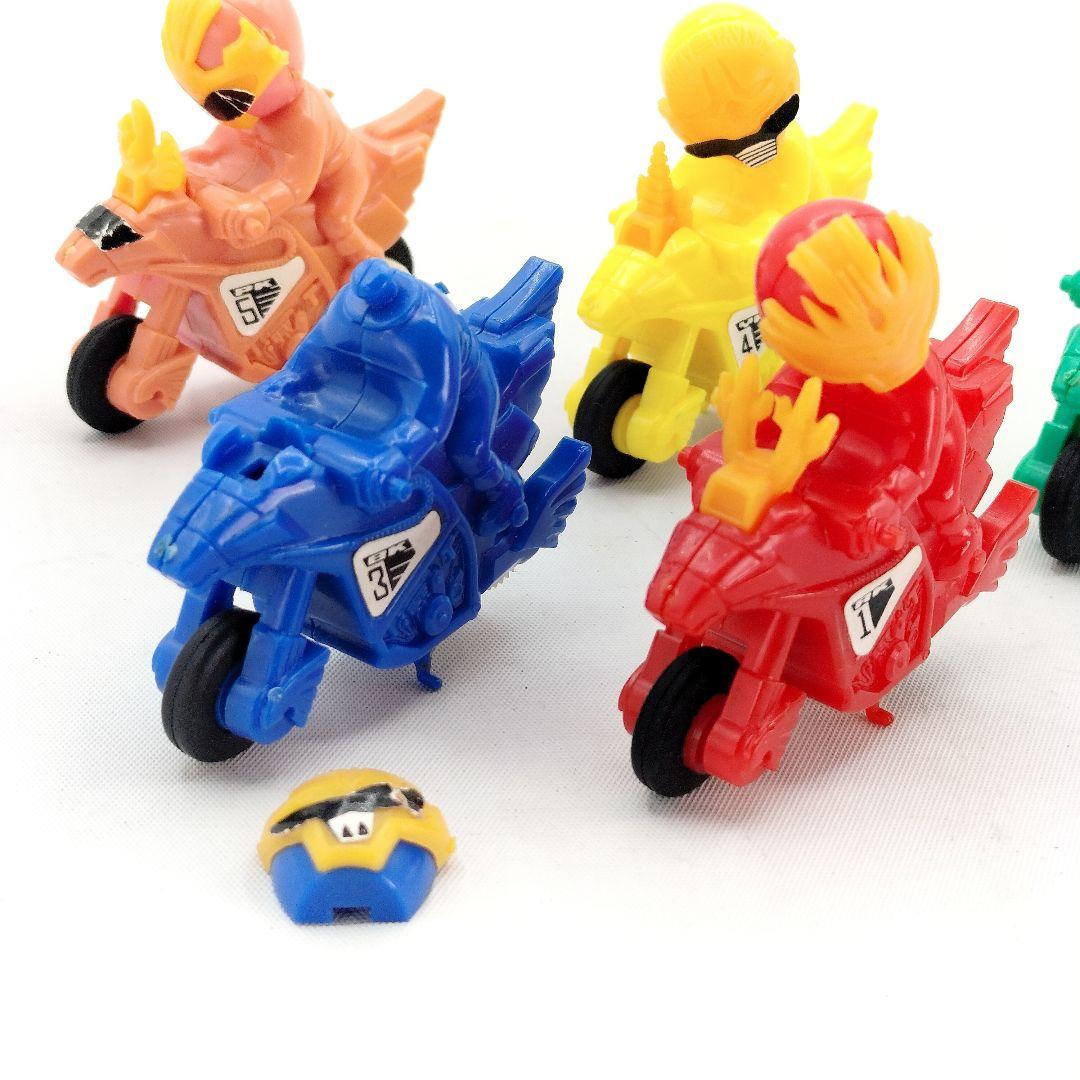 当時物 五星戦隊ダイレンジャー SD バイク フィギュア 食玩 5種 現状