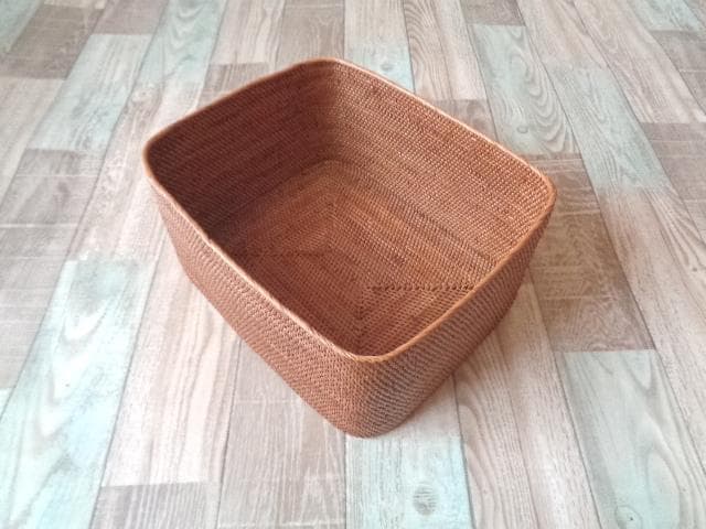 2種類セット●B5＆A4丸み有長方形ケース●無地●アタ●バリ島●1024.4