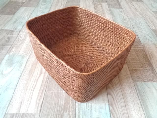 2種類セット●B5＆A4丸み有長方形ケース●無地●アタ●バリ島●1024.4