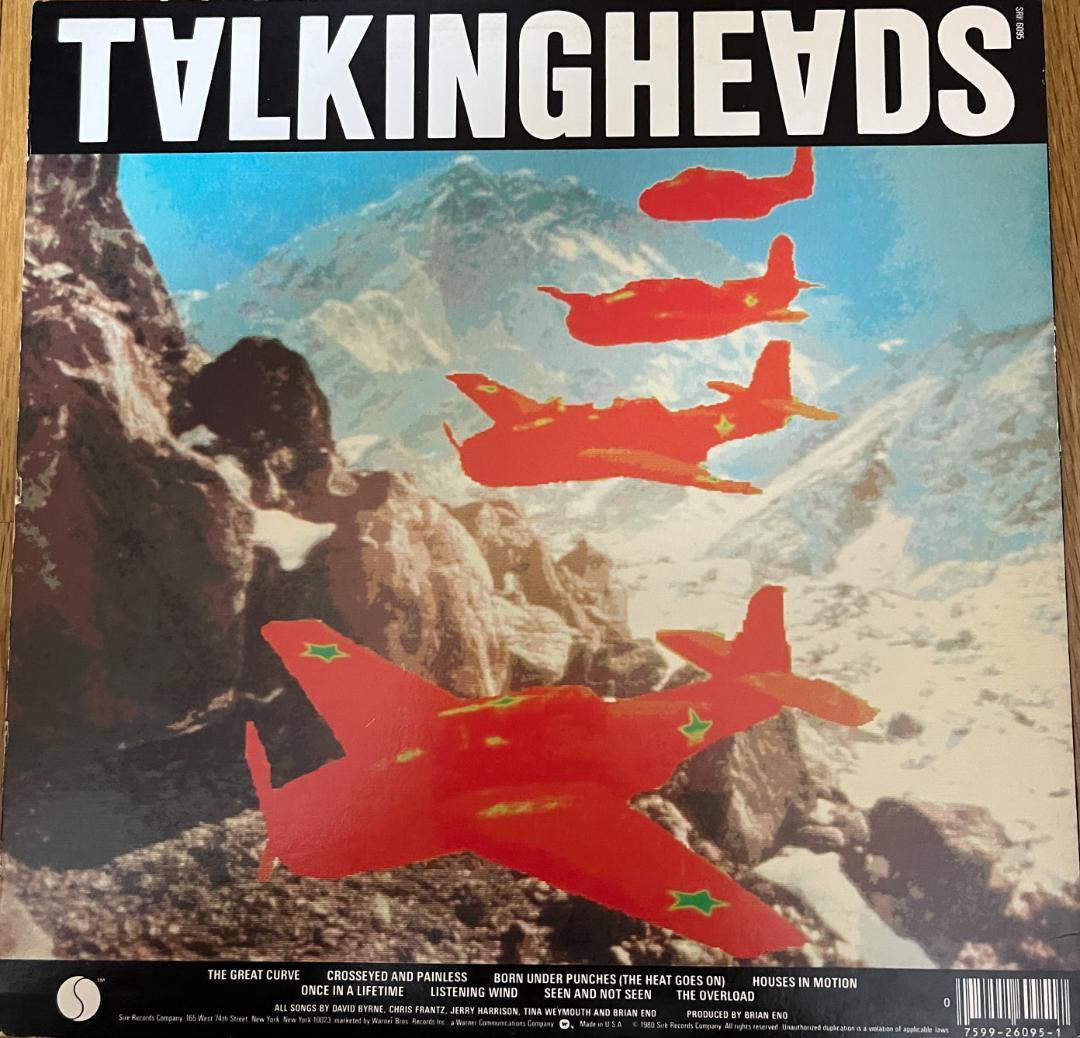 LP Talking Heads Remain in Light USオリジ