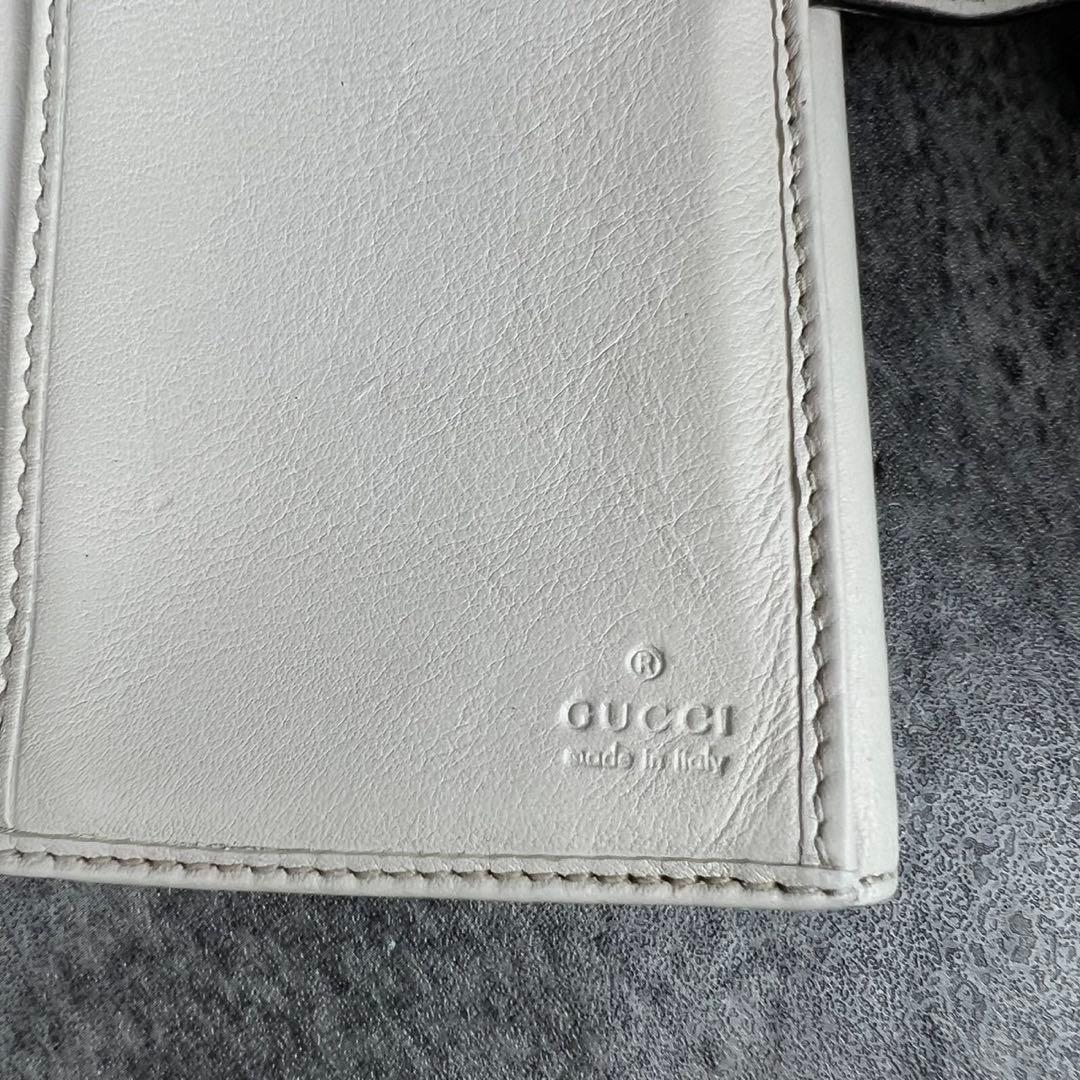 GUCCI ラブリーハート GGキャンバス 長財布 Wホック