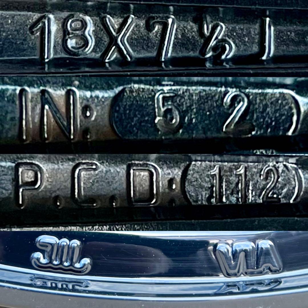 ベンツ Aクラス Bクラス CLA ユーロテック　ホイール18インチ4本