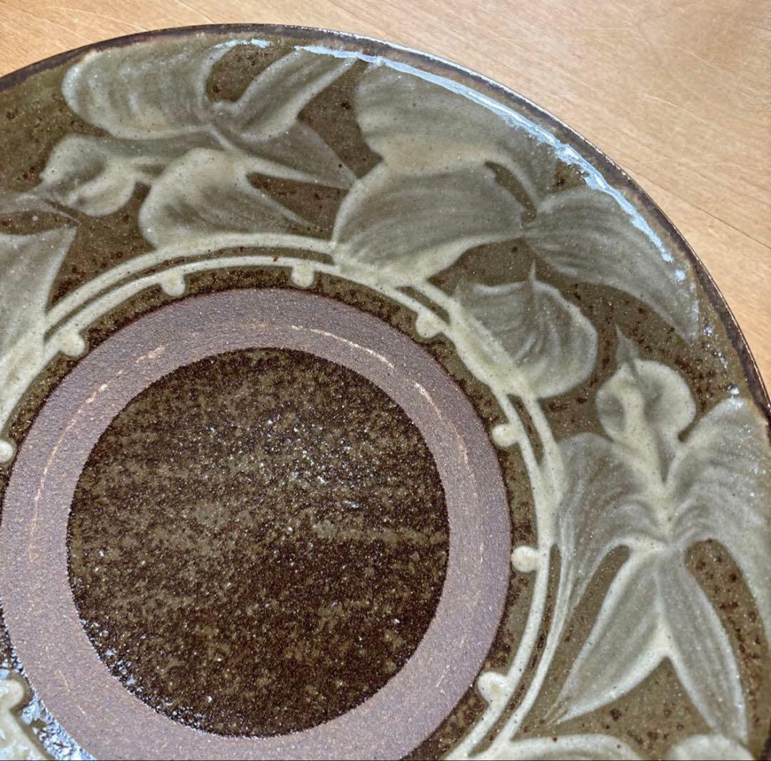 【新品未使用】やちむん　７寸皿　２枚