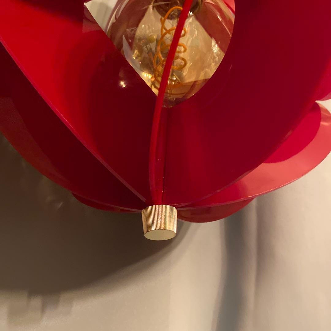 レトロポップ　70年代　照明　昭和　スペースエイジ　状態良　ペンダントライト