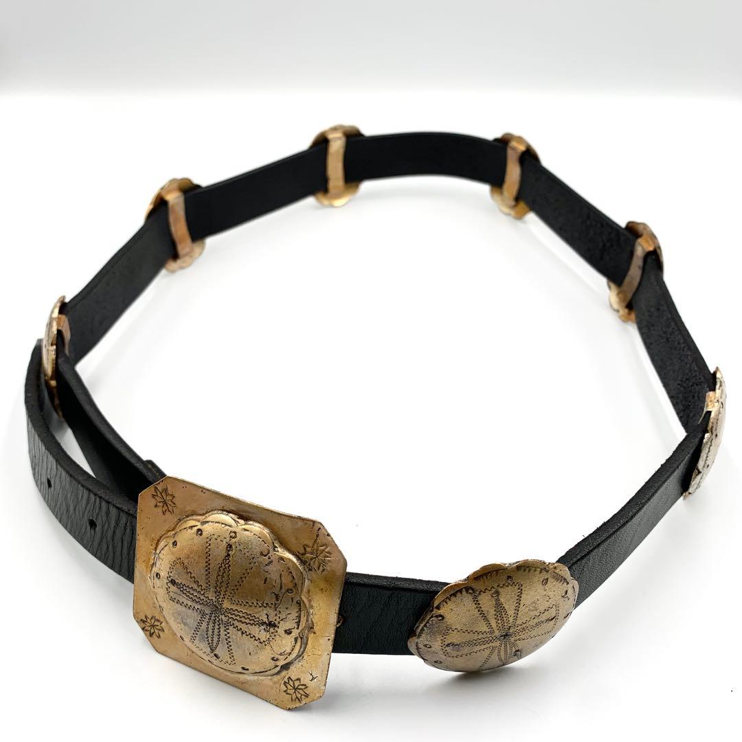 【極希少　廃盤品】ラルフローレン　コンチョベルト　ウエスタン　ナバホ族モチーフ