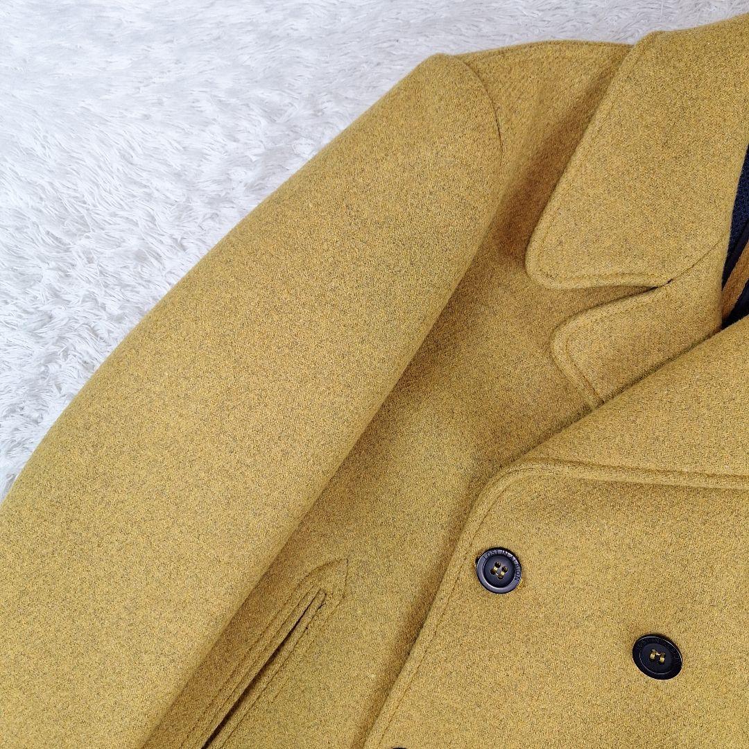 未使用級✨イタリア製　ロストインアルビオン　ピーコート　マスタード　XL