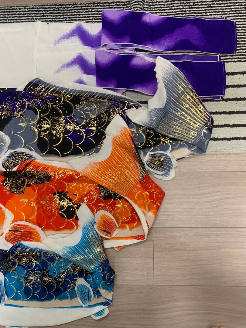 鯉のぼり　使用品　ベランダ1.2Mセット　こいのぼり