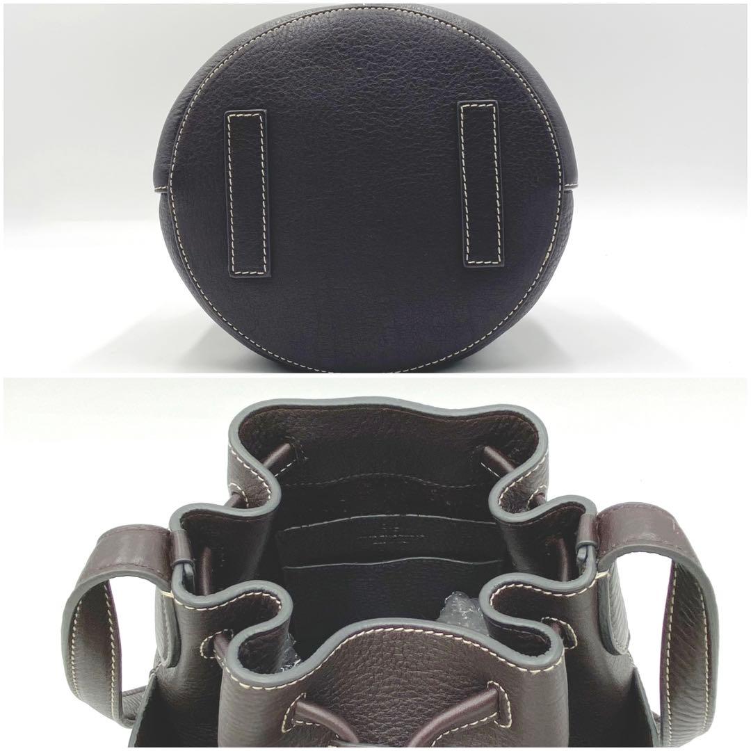 美品★ANYA HINDMARCH 巾着ショルダーバッグ★130