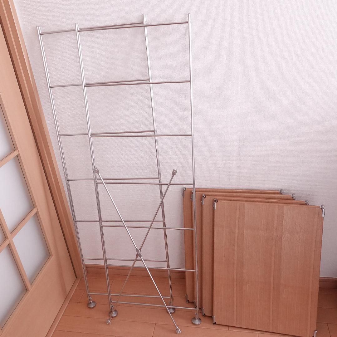 無印良品　ステンレスユニットシェルフ　セット　中