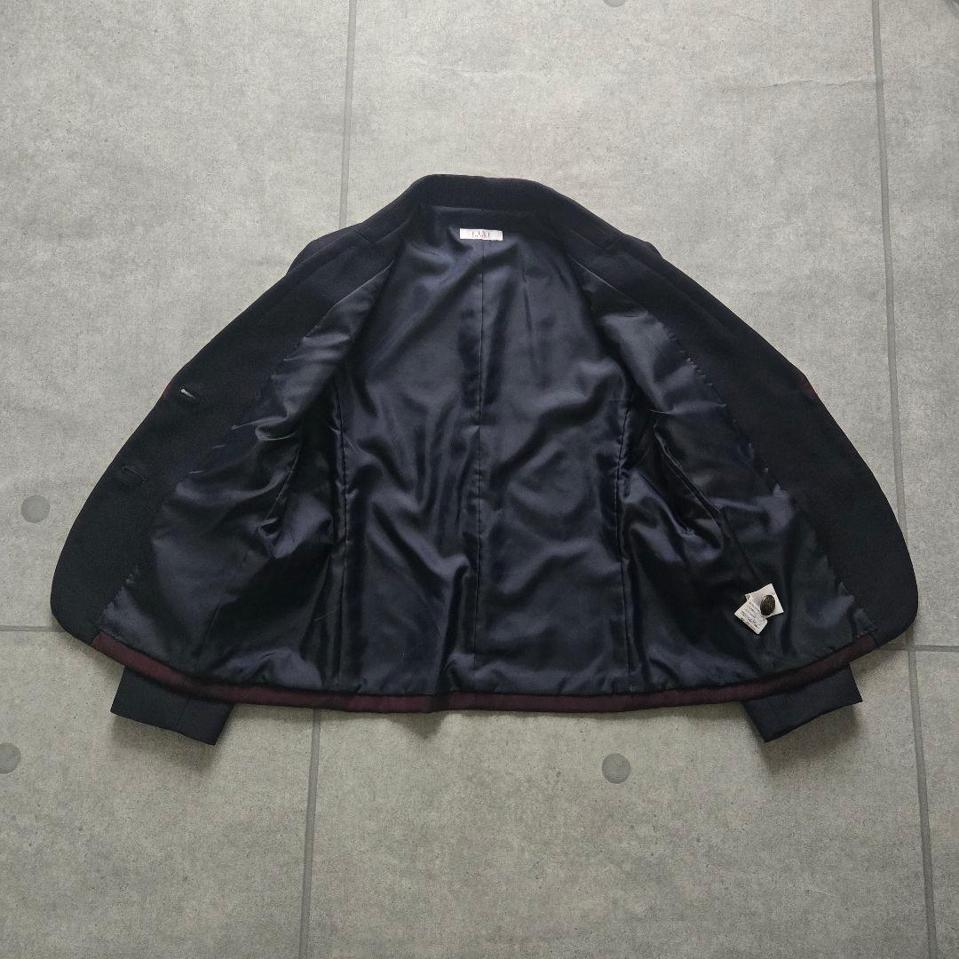 美品 エル 卒服 卒業式 160 フォーマルスーツ　ネイビー グレンチェック