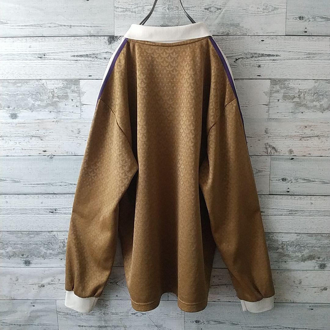 超人気☆アディダス ホログラム スリーライン ポロシャツ ゲームシャツ XL