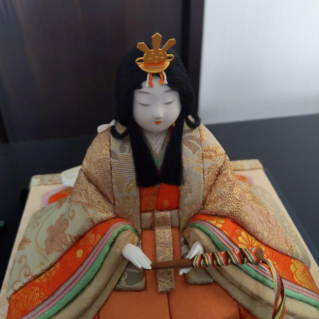 【お値下げ中】伝統的 雛人形 セット　木目込み雛人形
