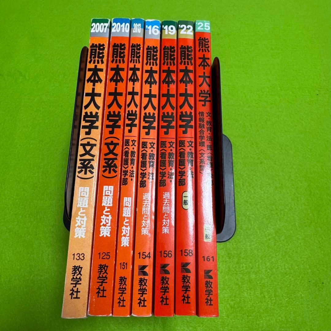 赤本　熊本大学　文系　2003年～2024年 22年分