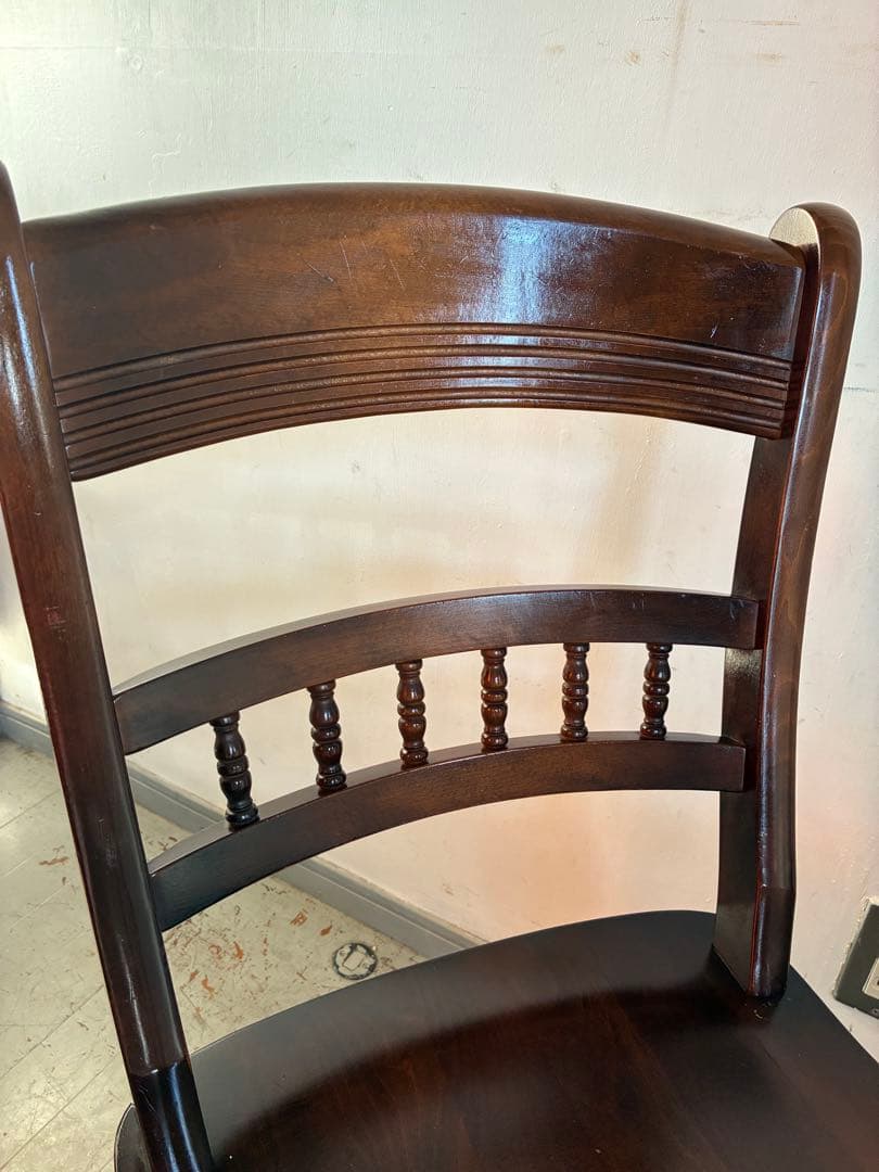 飛騨産業 HIDA キツツキ スピンドル　ダイニングチェア オーク無垢材