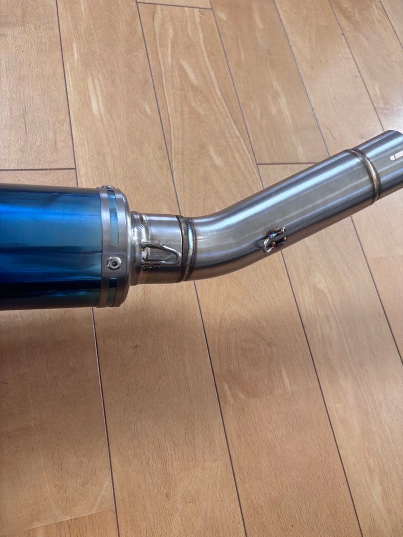 汎用　LCIPARTS　ラウンドフルチタンマフラー　差込径50.8mm