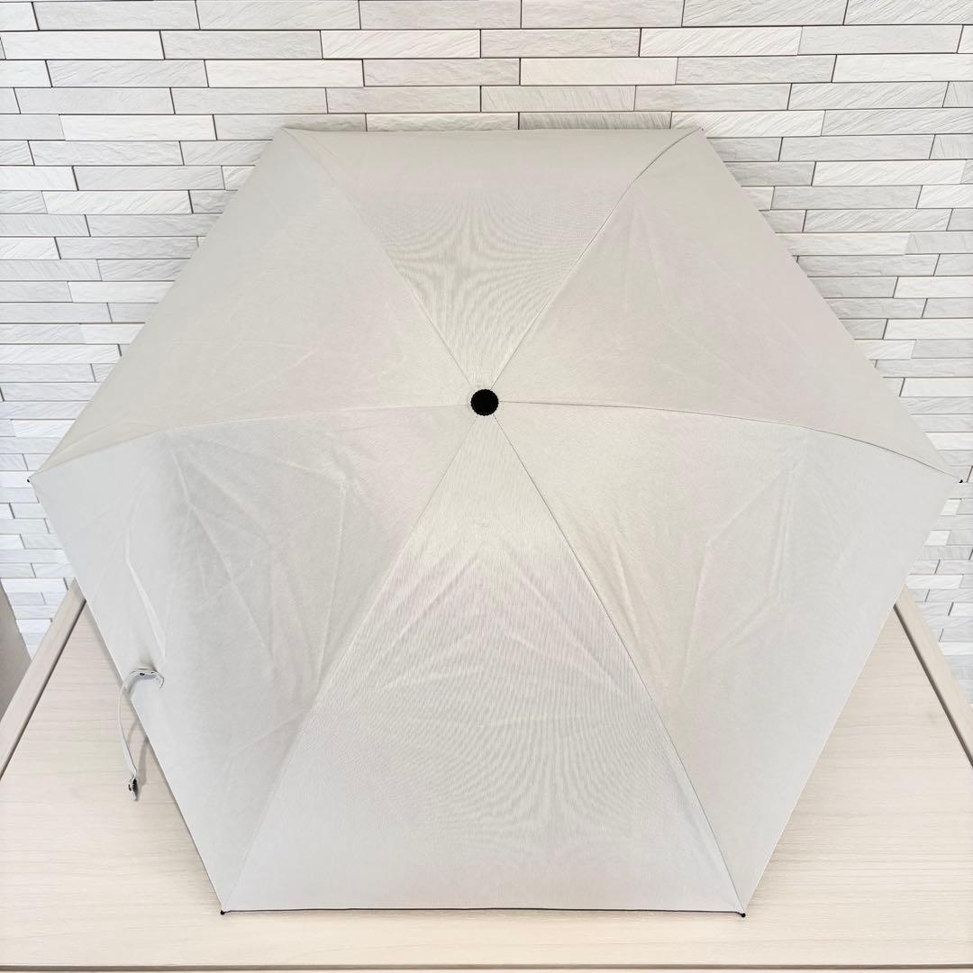 サンバリア100 折りたたみ日傘 2段折 コンパクト mokuアイボリー