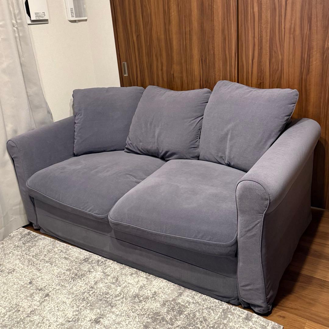 IKEA GRÖNLID 2人掛けソファ グレー