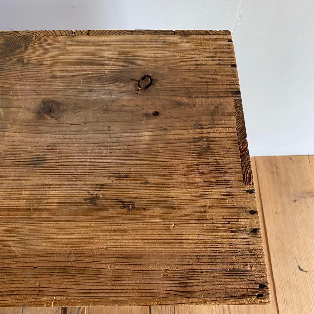 アンティーク 仕切り棚 チェスト 食器棚 書類棚 無垢材 無塗装 z939