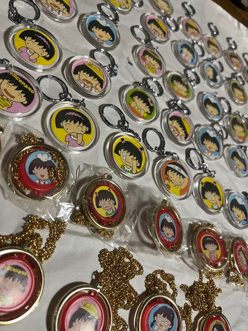 当時物　ちびまる子ちゃん キーホルダーセット 66個　レトロ