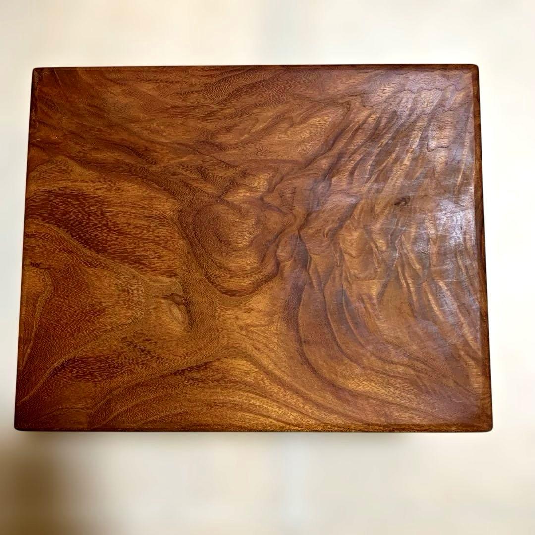 未使用　木製　ケヤキ　欅　木箱