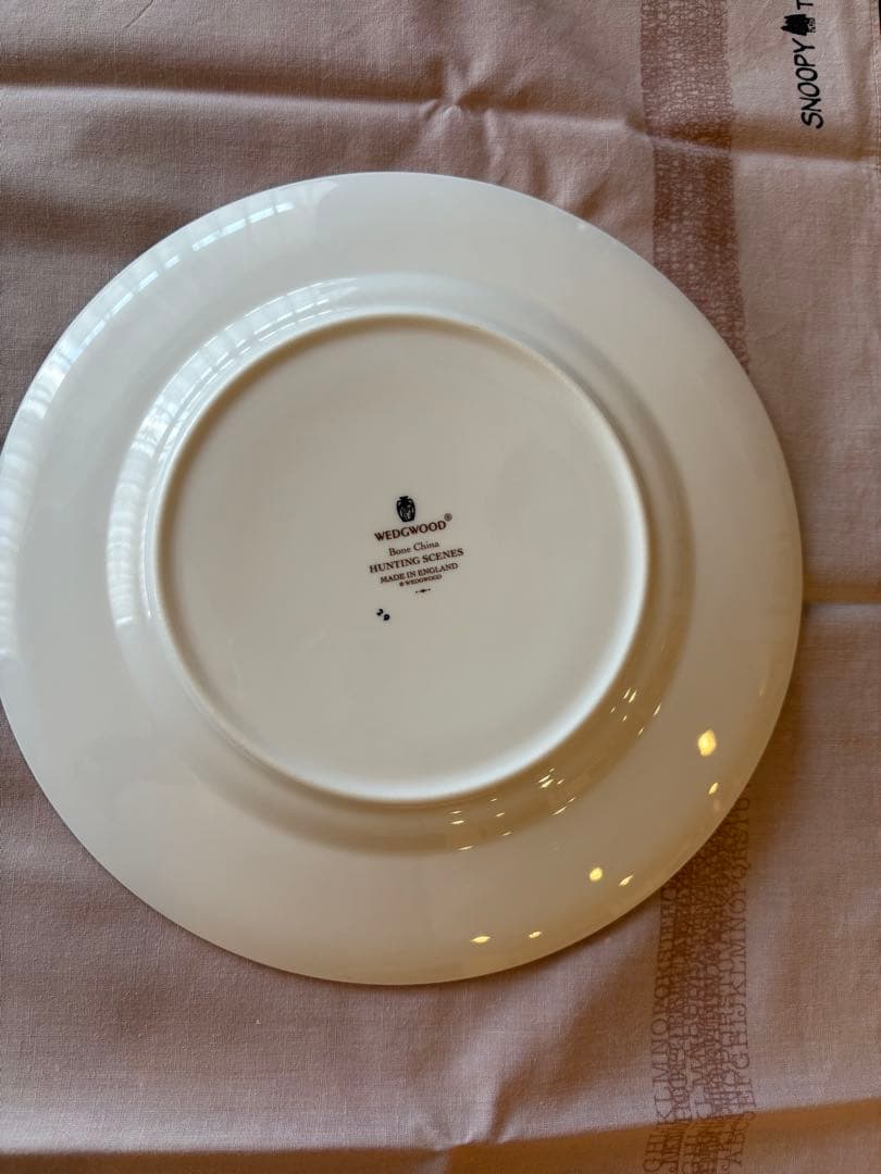 ハンティングシーン　プレート20.５cm２枚 こだますいか