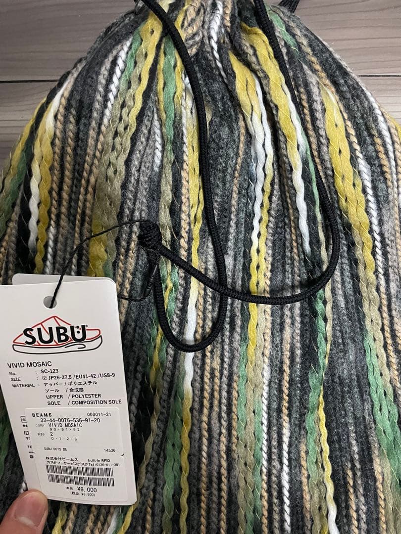 SUBU VIVID MOSAIC サンダル Mサイズ