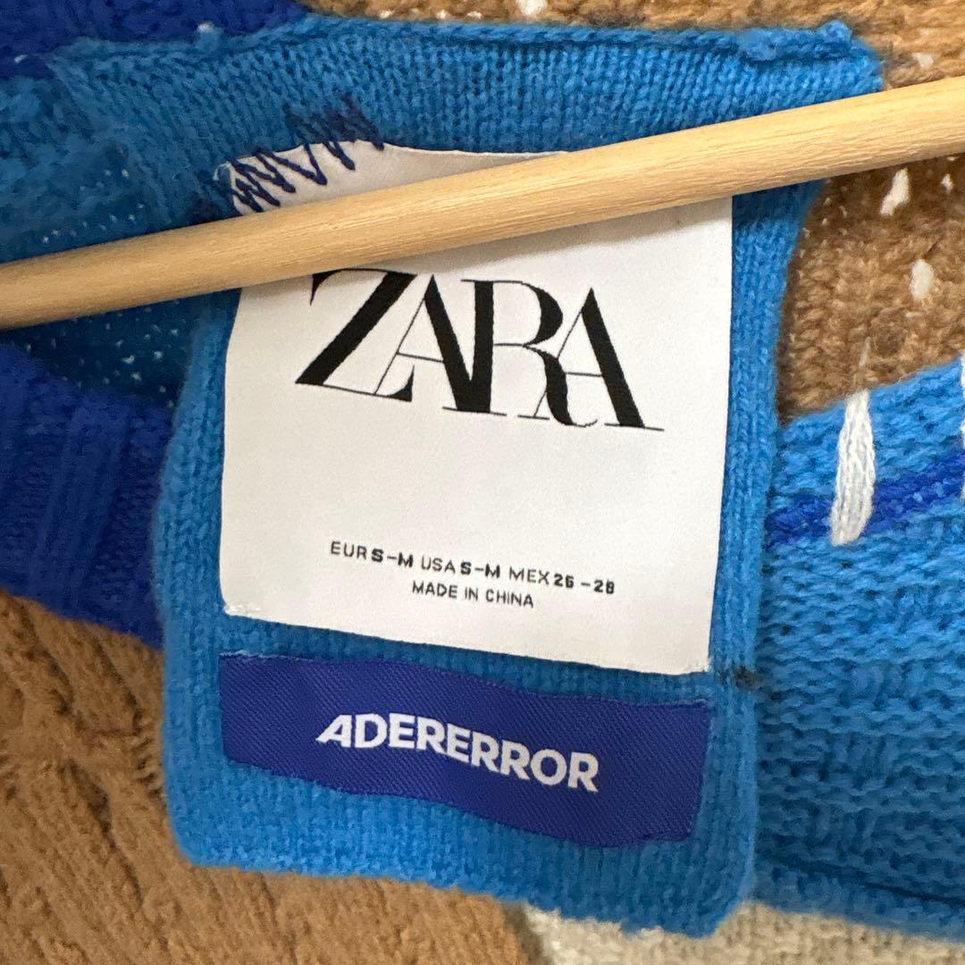 zara ADER error　パッチワークカーディガン