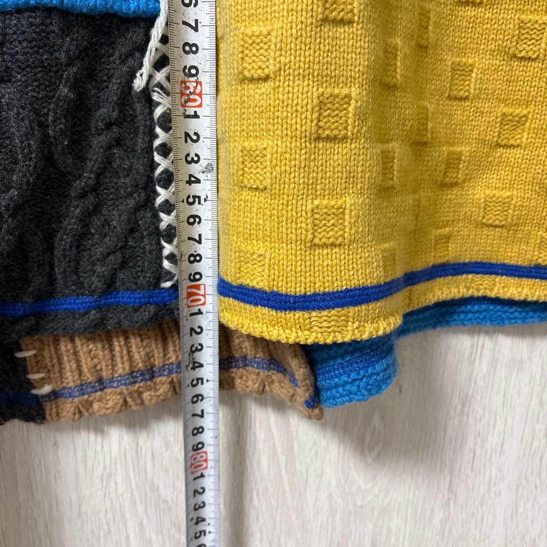 zara ADER error　パッチワークカーディガン