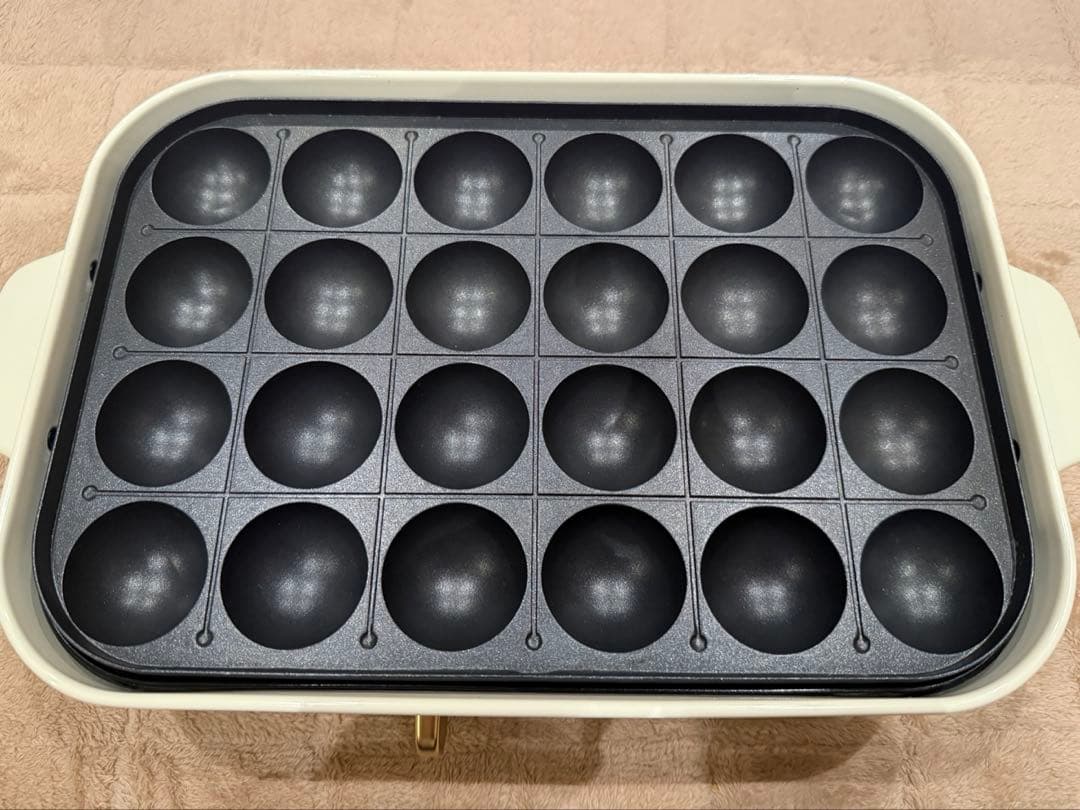 BRUNO コンパクトホットプレート たこ焼きプレート付き