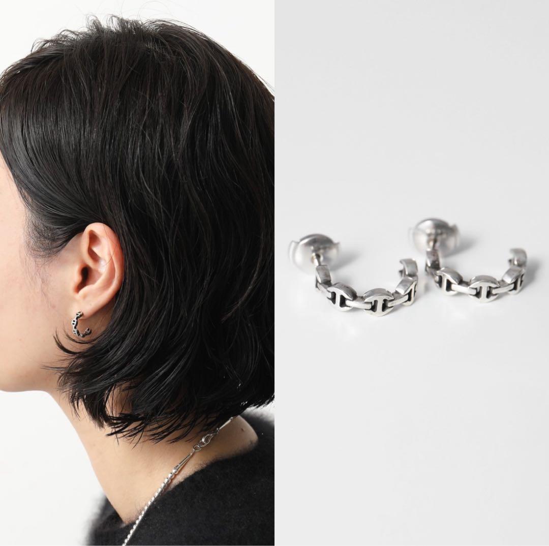 HOORSENBUHS MICRO CRESCENT EARRINGS ピアス