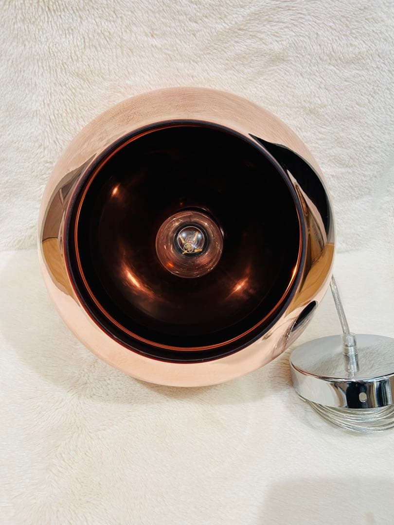 ペンダントライトBカッパーカラー 24×24㎝電球付