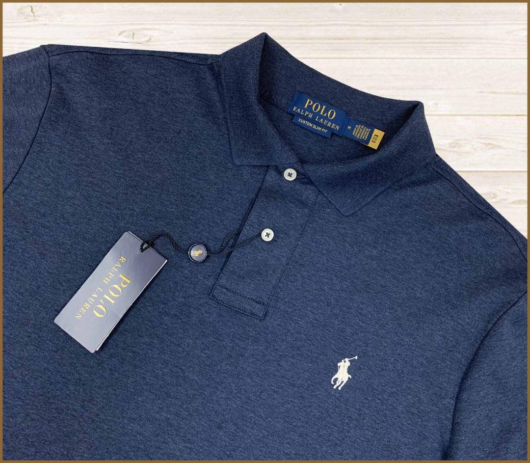 【新品】POLOラルフローレン秋冬春ロングスリーブポロシャツ長袖L/US:M