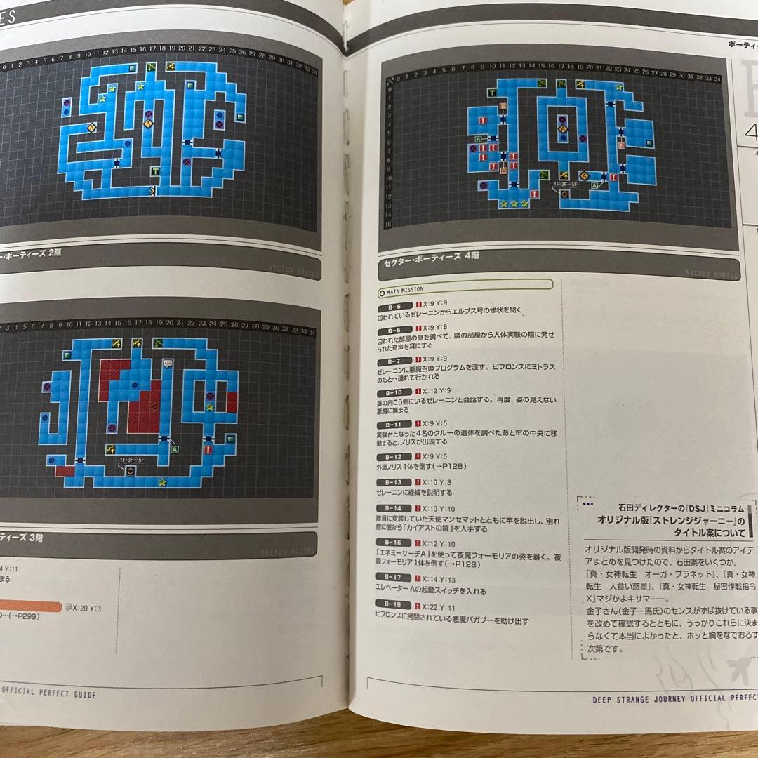 真・女神転生 DEEP STRANGE JOURNEY 攻略本セット