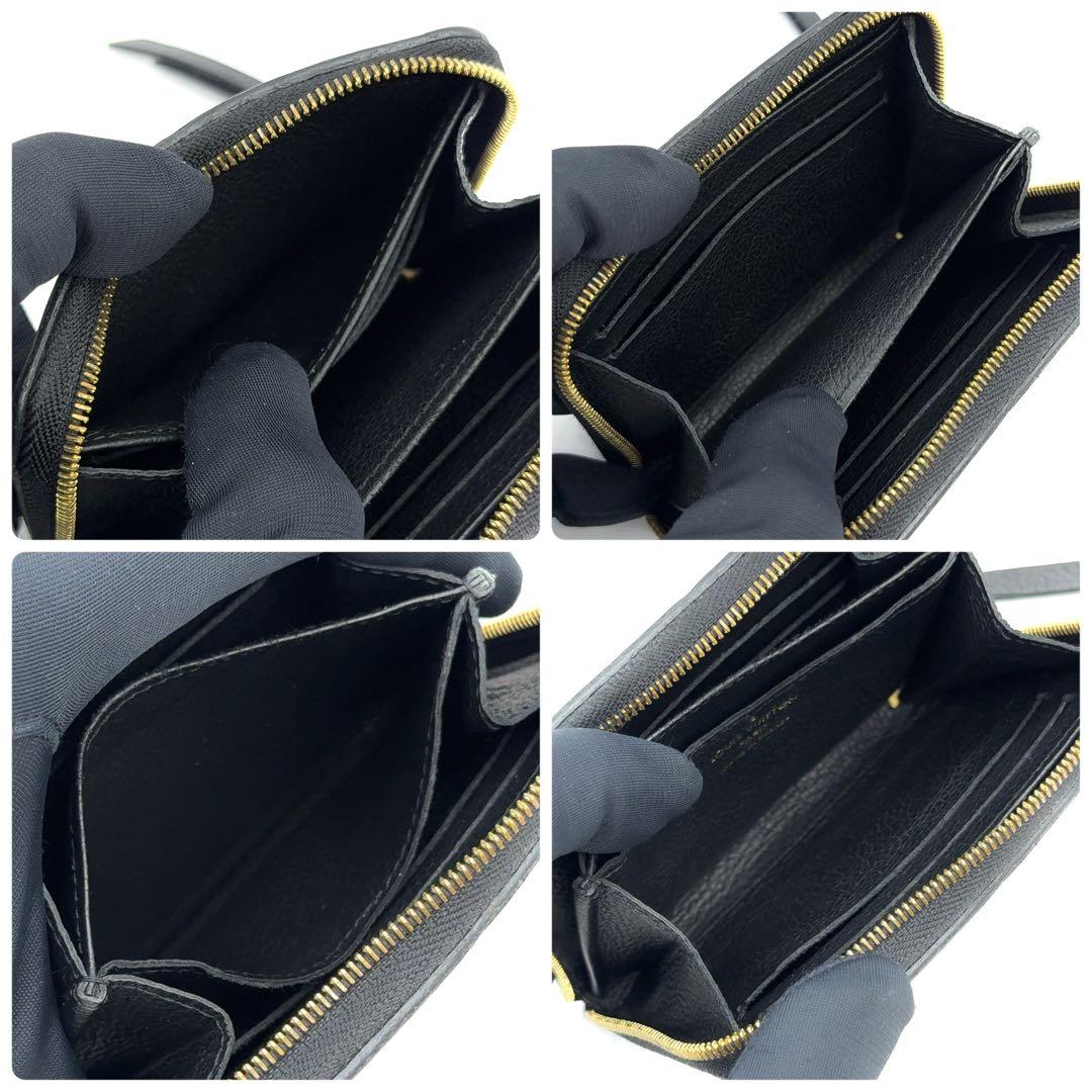 【最高級美品】ルイヴィトン アンプラント ジッピーパース モノグラム 黒