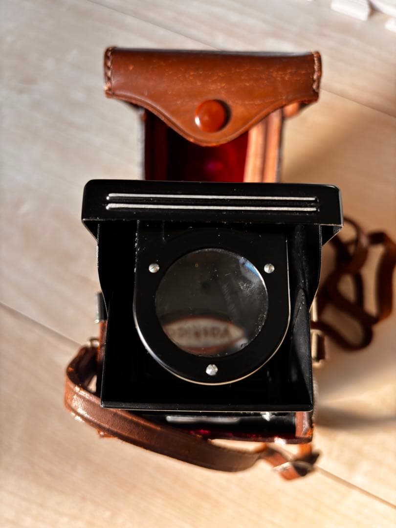 限定値下げ　yashicaflex 80mm f3.5 C型 専用革ケース付き