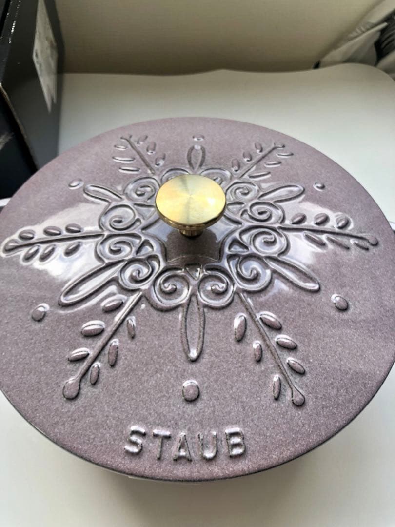 タイムセール【新品】ストウブ スノーフレーク シフォンローズ 24cm