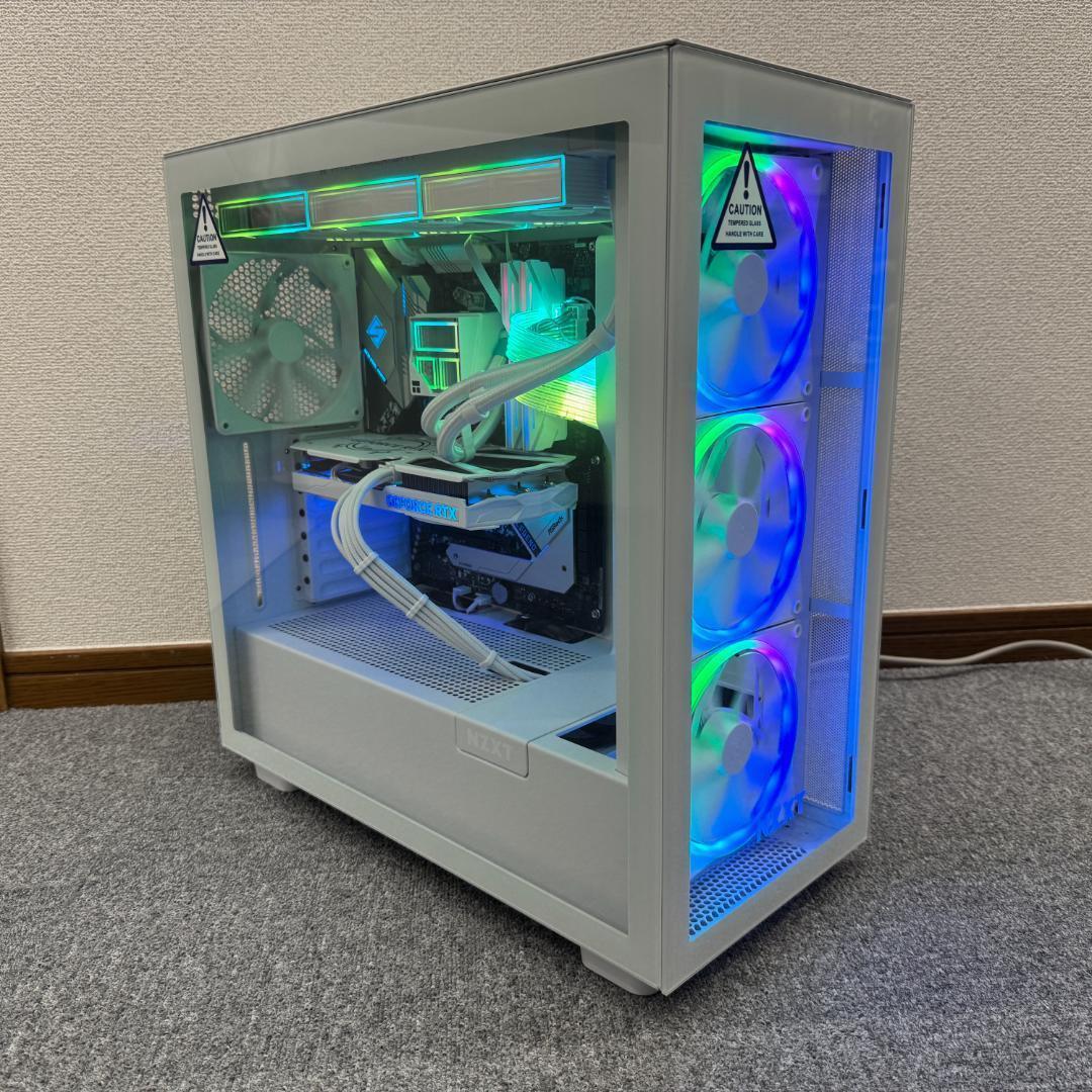 【白い高性能ゲーミングPC】Ryzen 7 RTX4060Ti 16GBNVMe