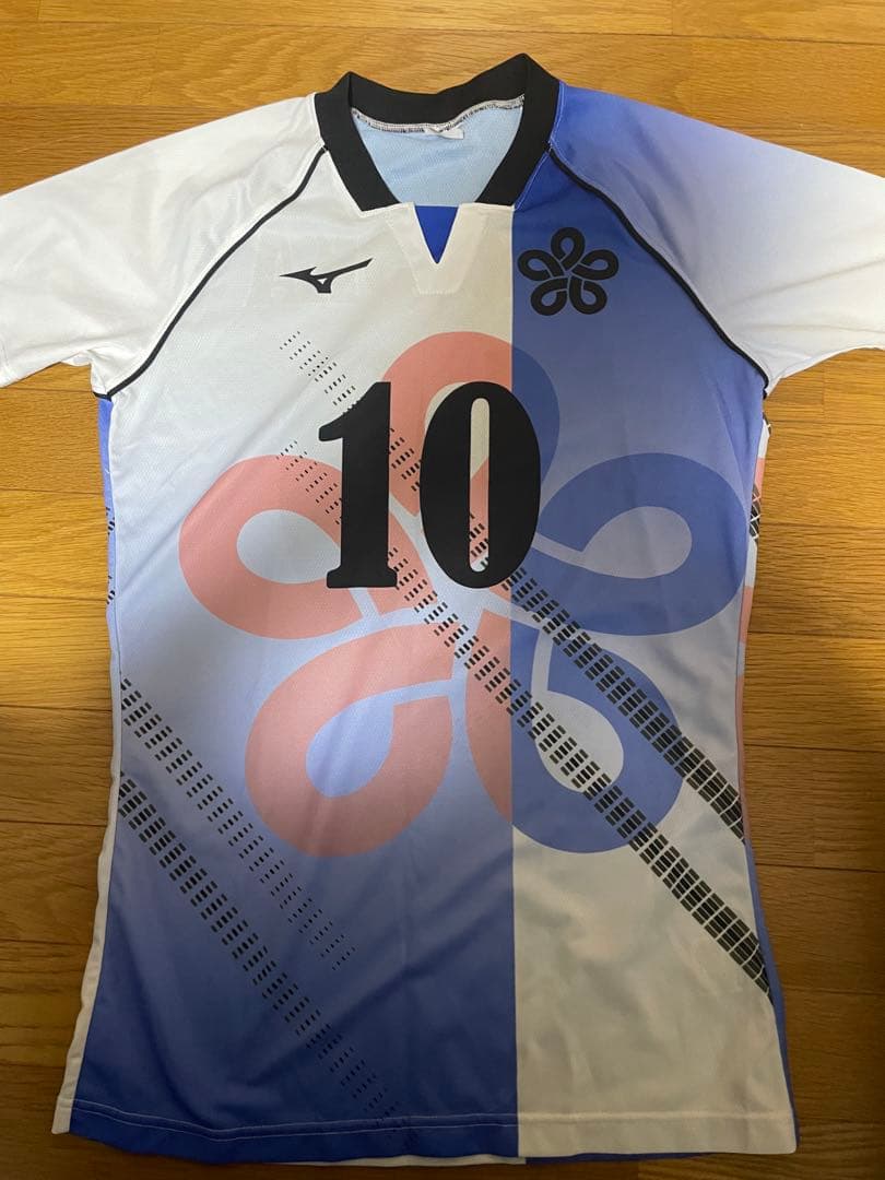 あ*福岡国体　バレーユニフォーム白