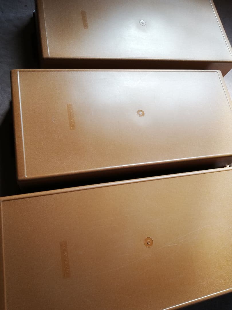 p*a様 タッパーウェア ロングスーパーケース / セピア / 収納ケース /