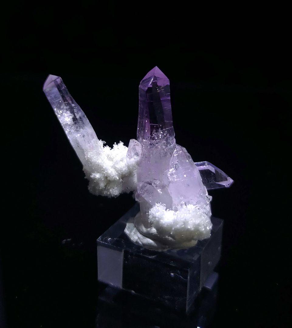 ベラクルスアメジスト 鉱石 鉱物 ミネラル 標本 原石 母岩付き ⑤