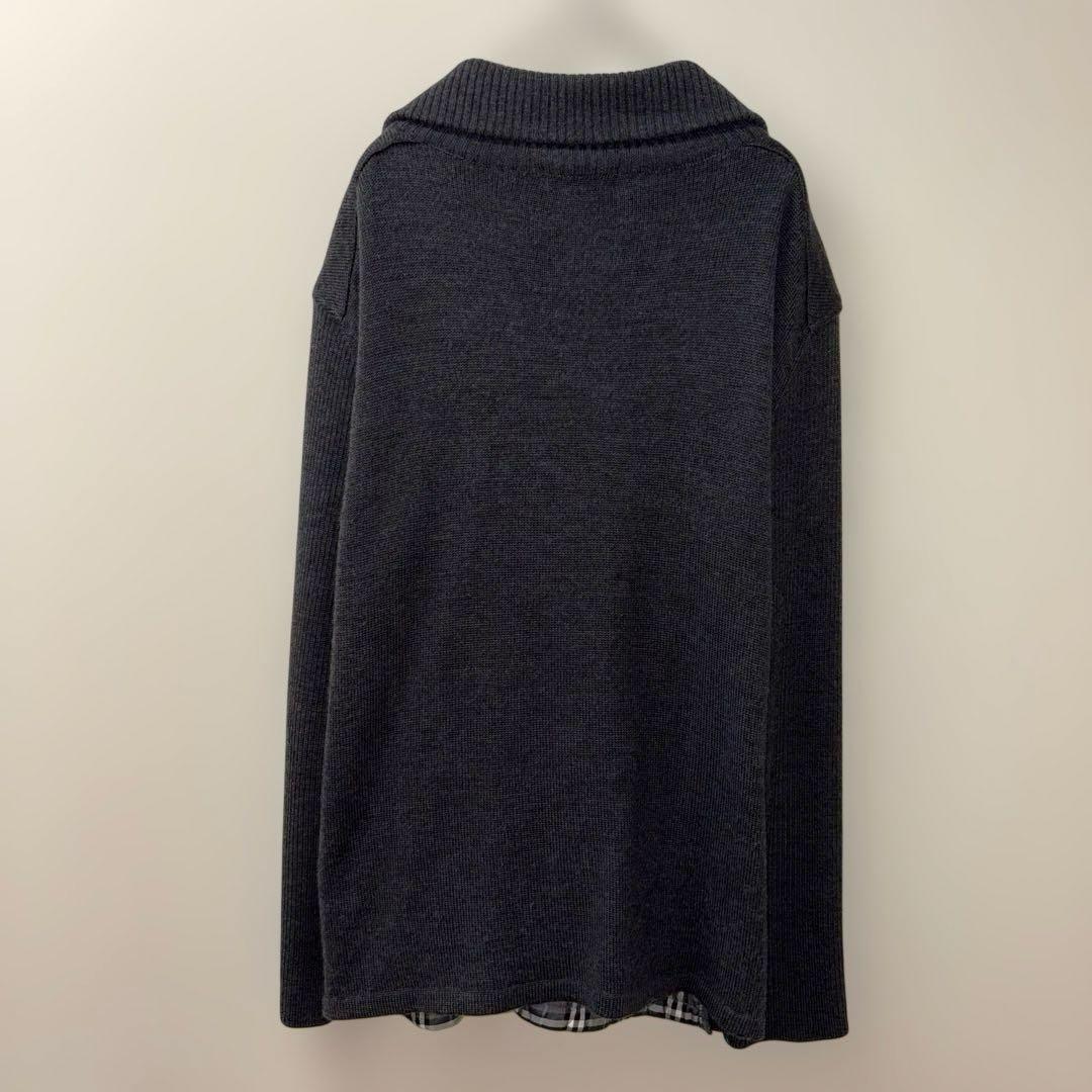 BURBERRY BLACK LABEL ドライバーズニットジャケット