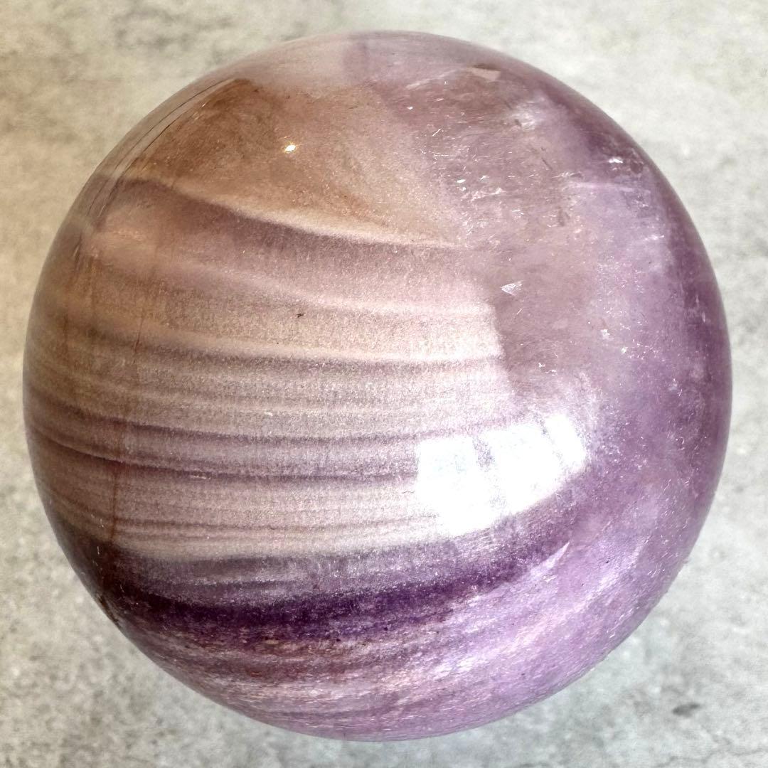 シルキーフローライト　スフィア　約58mm