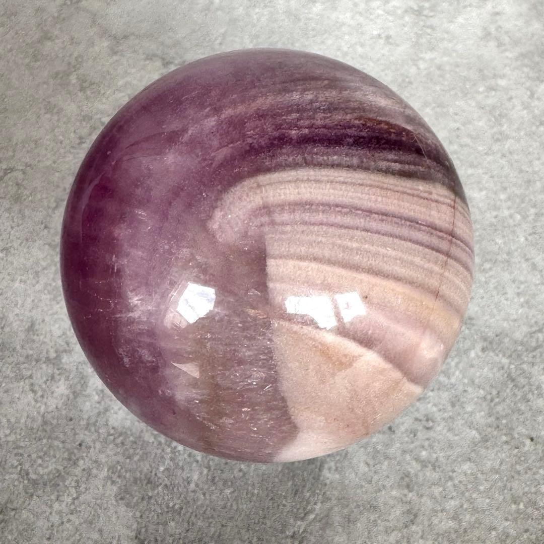 シルキーフローライト　スフィア　約58mm