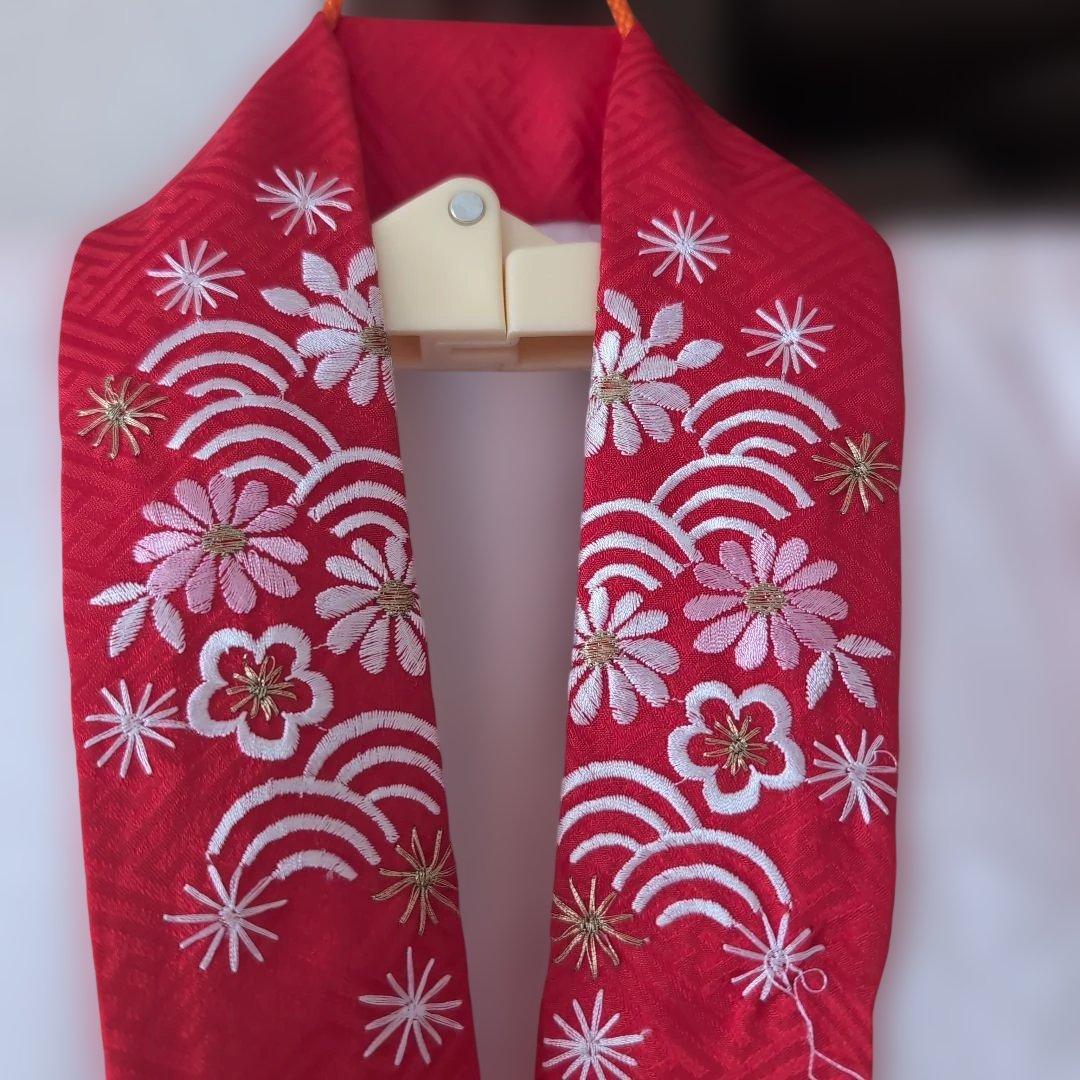 着物 長襦袢 七五三 足袋 髪飾り 後板 前板 紐 セット