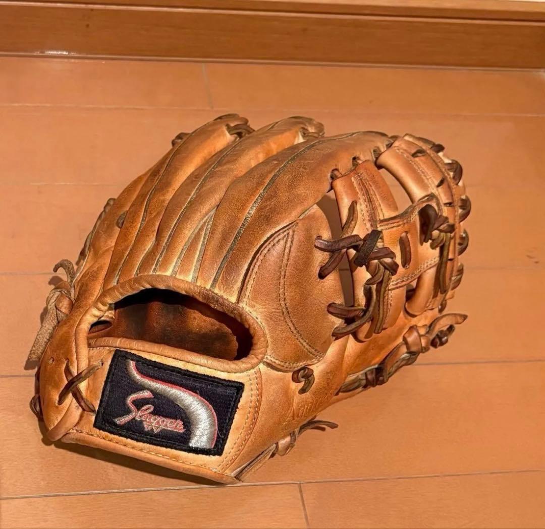 スラッガー　軟式　Slugger KSN-MS-Ⅱ　グローブ グラブバンド付き