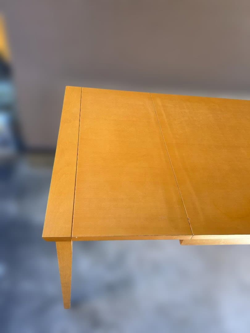 ひよはな 木製伸縮式ダイニングテーブル、チェア４脚セット