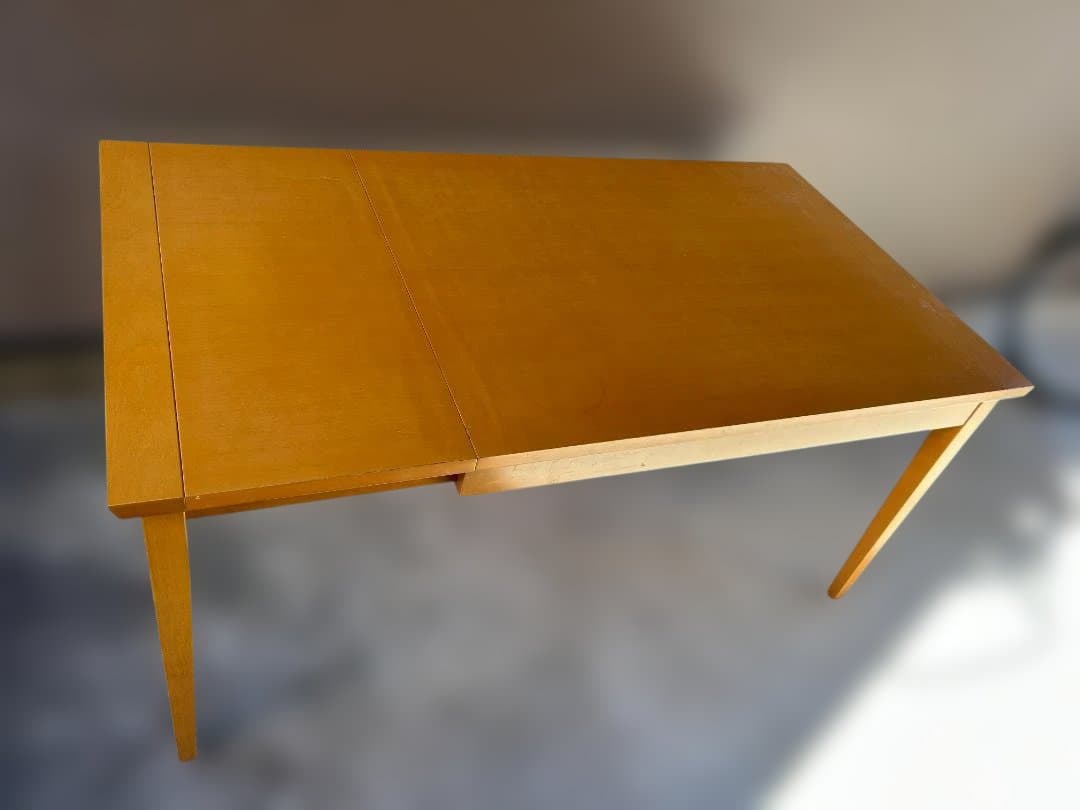 ひよはな 木製伸縮式ダイニングテーブル、チェア４脚セット